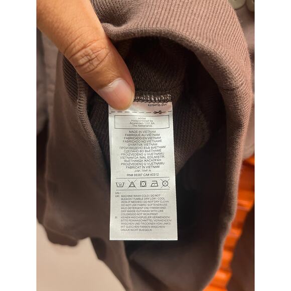 adidas x Humanrace -  Brown Tonal Logo Sweater/ s / NWT - Picture 5 of 6